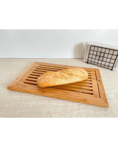 Tabla de cortar pan de bambú para cocina