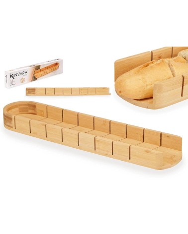 Tabla de cortar para pan de bambu de 50 cm