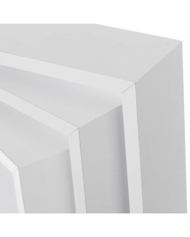 Set de 3 estantes cubo de madera MDF blanco contemporáneo
