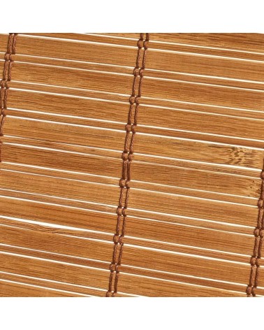 Estor enrollable de láminas de bambú natural de 90x180 cm