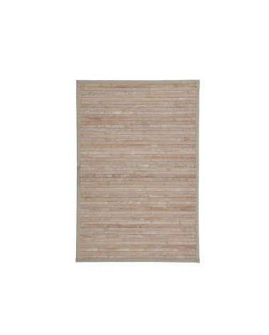 Alfombra pasillera de bambú efecto lavado de 60 x 90 cm