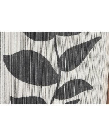 Set de 2 Cuadro de algodon hojas 3D 30x60 cm
