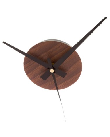 Reloj de pared marrón de polipropileno de 60 cm