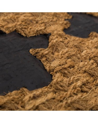 Felpudo antideslizante perros de fibra natural de coco de 60x40 cm