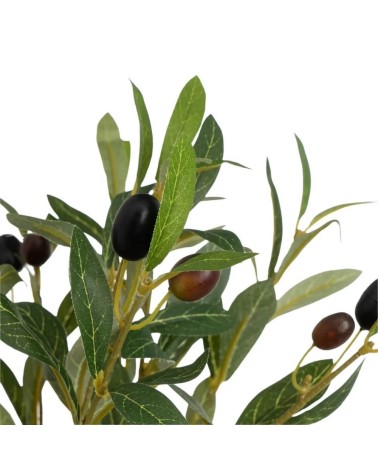 Planta artificial olivo verde de plástico de 50 cm