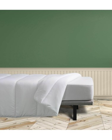 Relleno nórdico tratamiento aloe vera con tacto seda blanco de microfibra y fibra hueca siliconada para cama de 80/90 cm