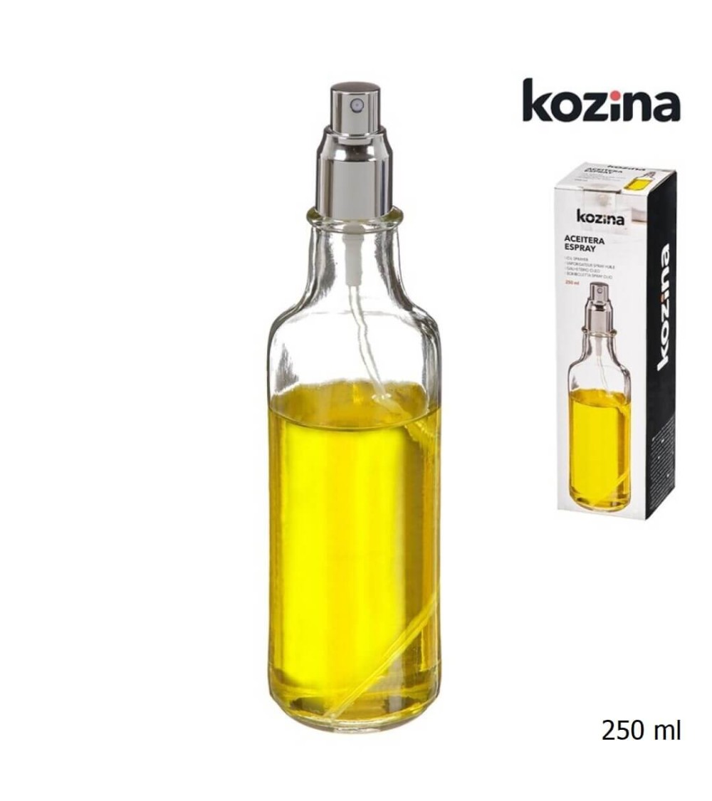 Aceitera de spray cristal para mesa de cocina de 250 ml