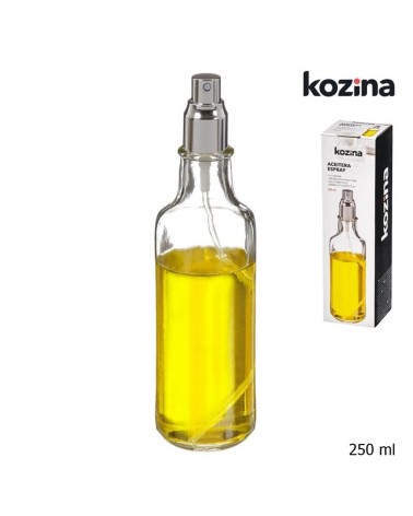 Aceitera de spray cristal para mesa de cocina de 250 ml