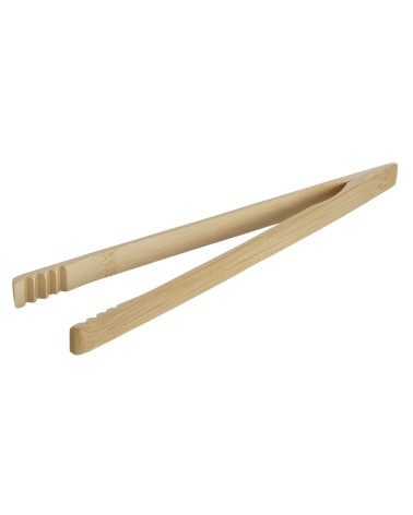 Pinza de bambu natural para cocina oriental 25x6x1,5 cm