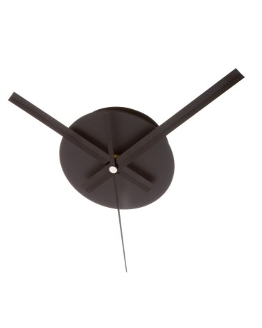 Reloj de pared adhesivo negro de plástico de Ø 60 cm