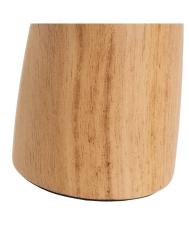 Lámpara de mesa de cerámica natural nórdico con pantalla de algodon beige Ø 22x43 cm
